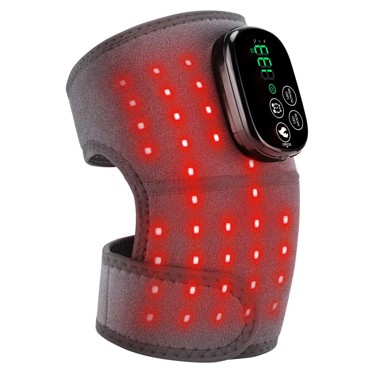 ThermaKnee™ 3-in-1 Heated Knee Massager – Heat, Red Light & Vibration